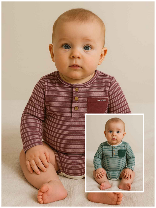 Baby Striped Bodysuits