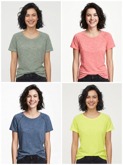 Ladies Slub Knit Tops