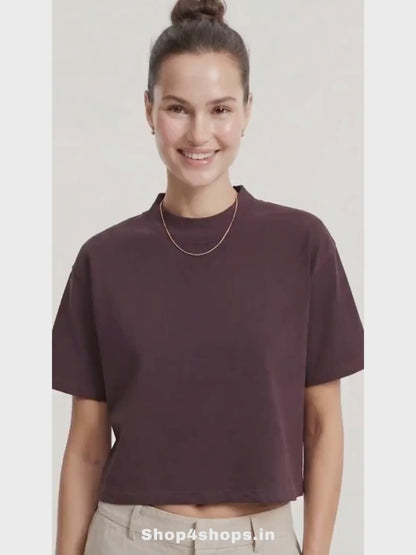 Ladies Viscose Crop Top