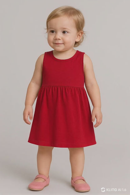 Baby Girls Sleeveless Knit Dress