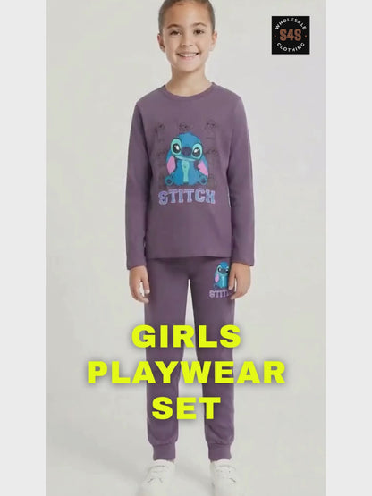 Girls Printed Pyjama Set
