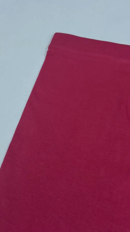 Ladies Ankle Fit Maroon Leggings