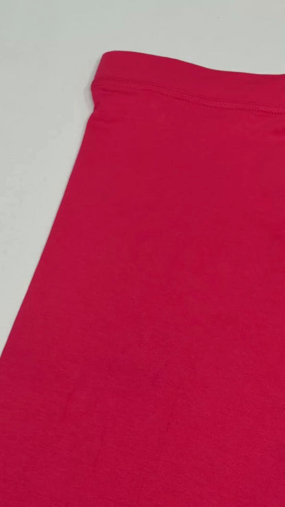 Ladies Ankle Fit Brick Red Leggings