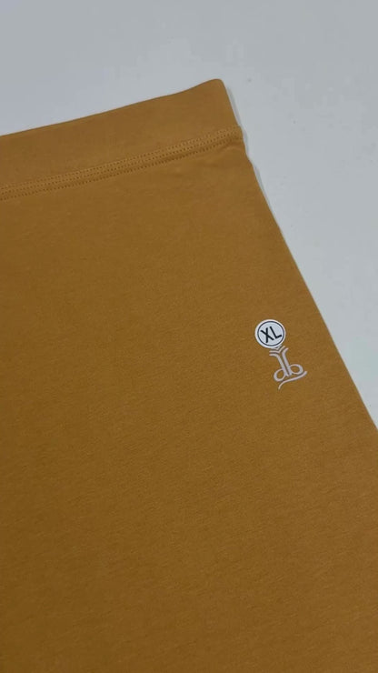 Ladies Ankle Fit Brown Leggings