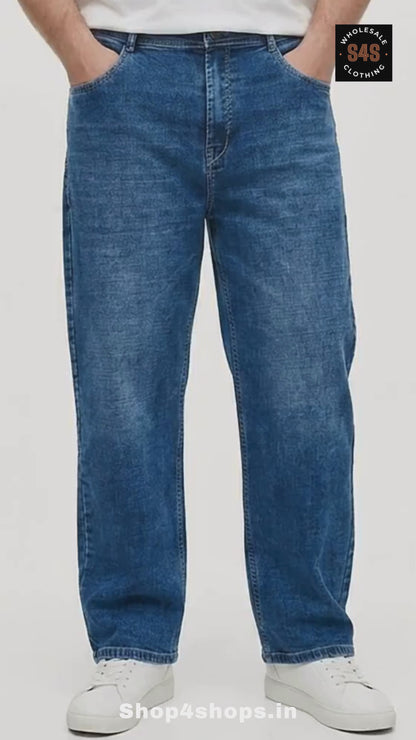 Mens Denim Dark Blue Jeans