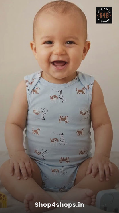 Baby 5-Pack Sleeveless Bodysuits Mixed