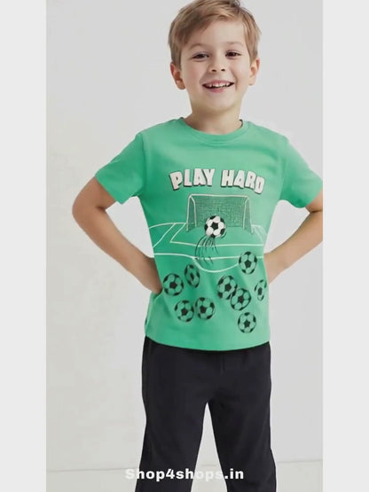 Boys Printed Pyjama Set