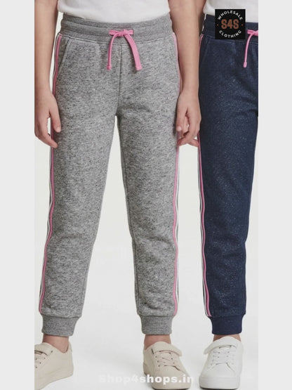 Older Girls Lurex Printed Knit Jogger