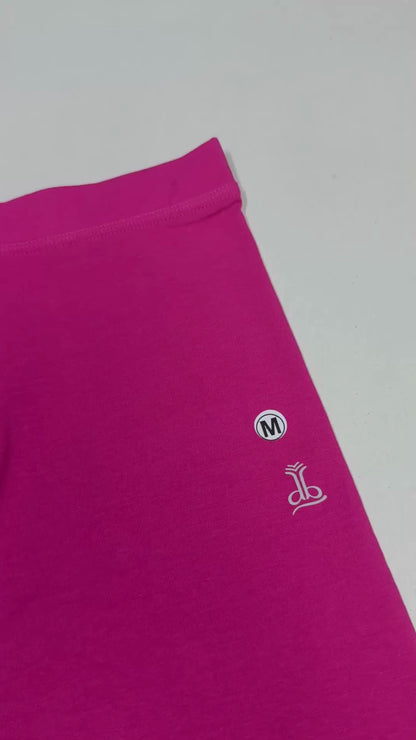 Ladies Ankle Fit Dark Pink Leggings