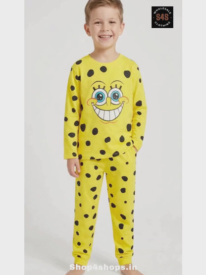 Boys Printed Pyjama Set