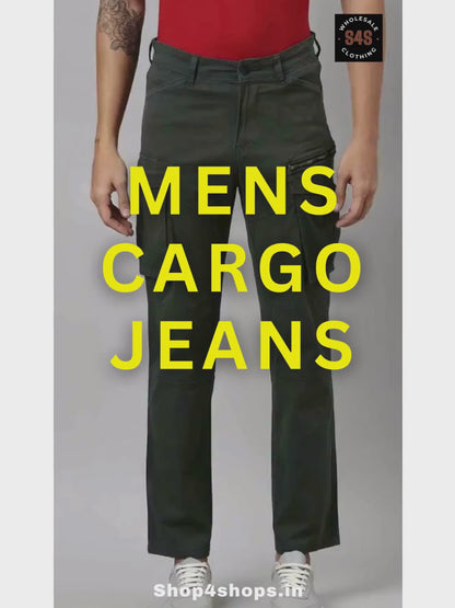 Mens Olive Cargo Pant