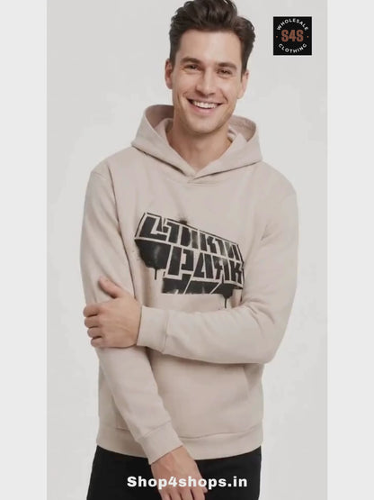 Mens Hooded Fleece Sweatshirt