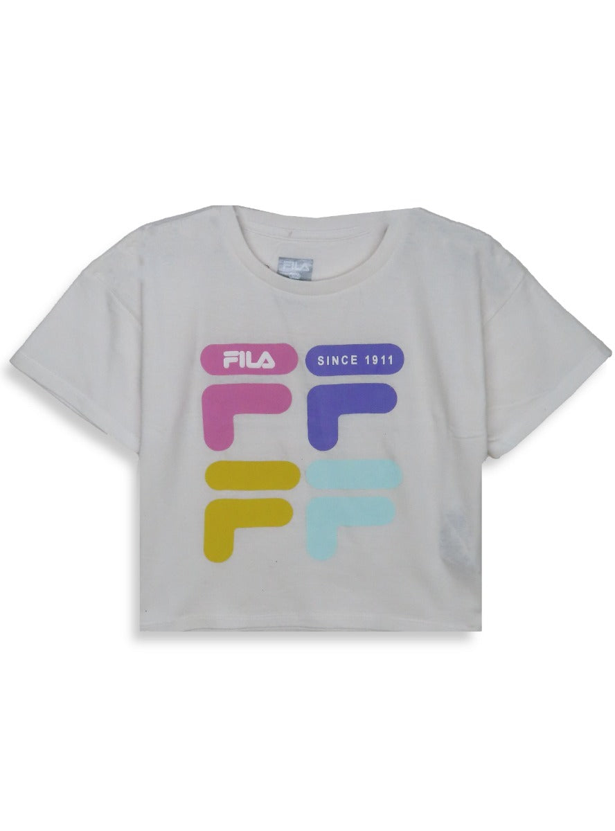 Girls Crop T Shirts Assorted