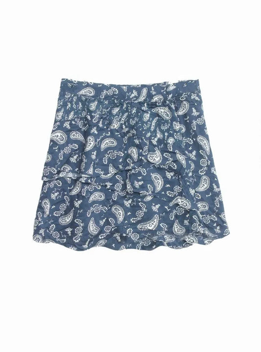 Ladies Viscose Woven Skirts