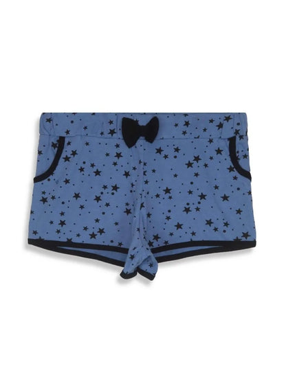 Ladies Blue Shorty Pyjama Set