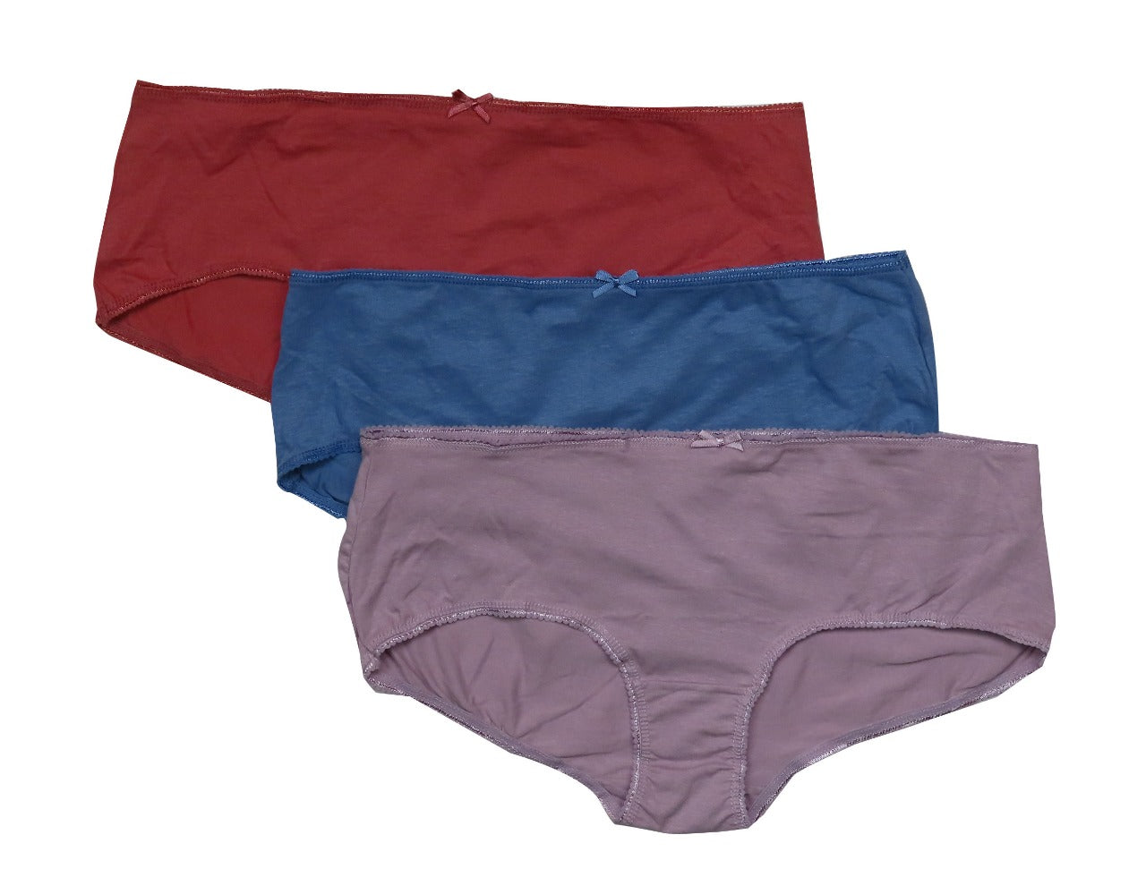 Ladies 3 pack Stretch Hipsters