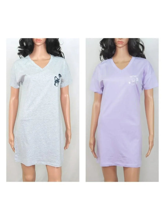 Womens Printed Nightshirt