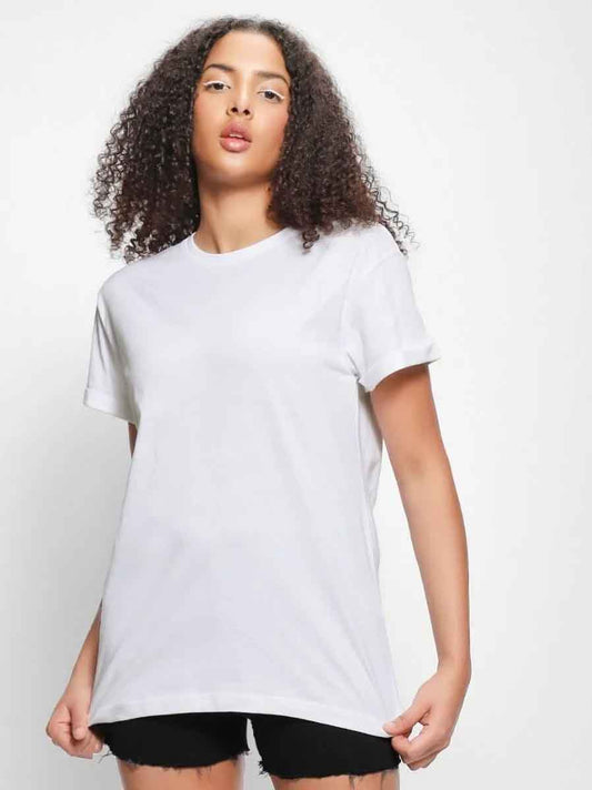 Ladies Roll Up Sleeve T Shirts