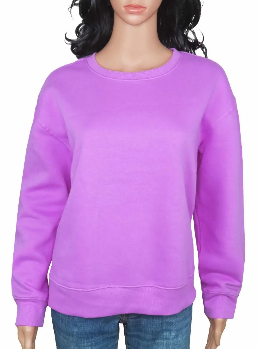 Ladies Lilac Pullover Sweatshirt