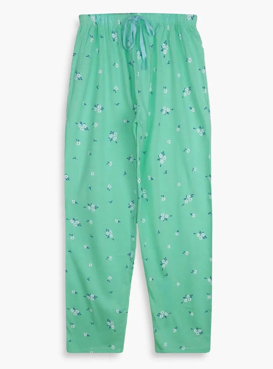 Ladies Green Aop Lounge Pant