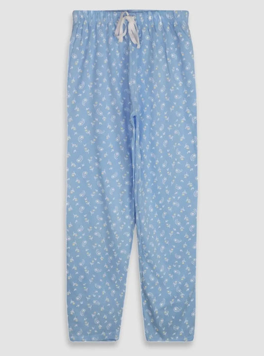 Ladies Blue Aop Lounge Pant