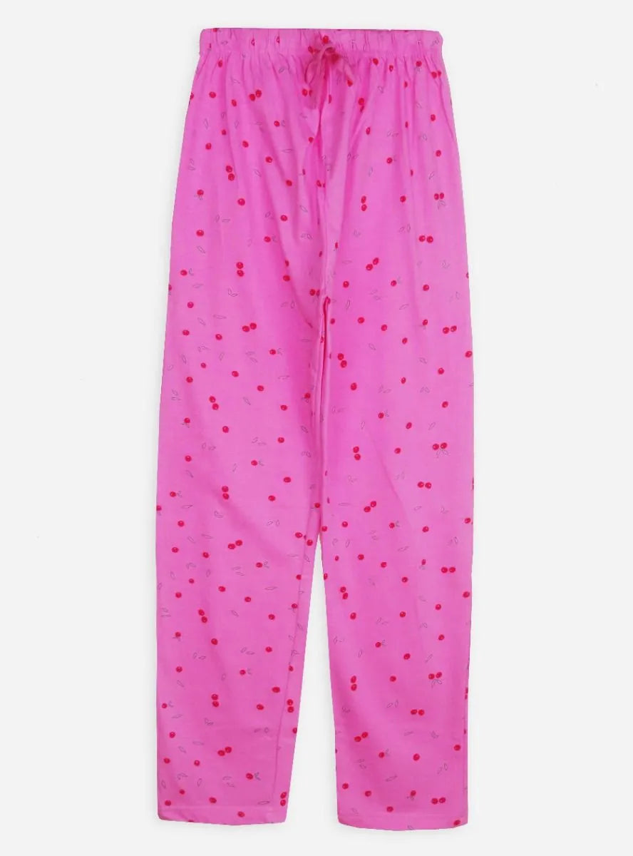 Ladies Pink Aop Lounge Pant