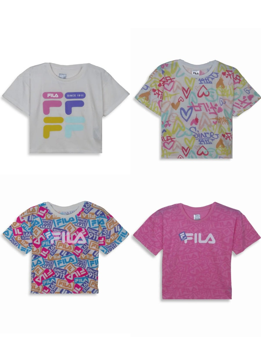 Girls Crop T Shirts Assorted